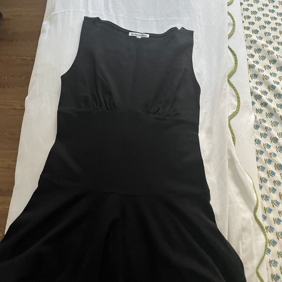 NWOT Reformation Mayve Knit dress - Size M, Black - Picture 3 of 4